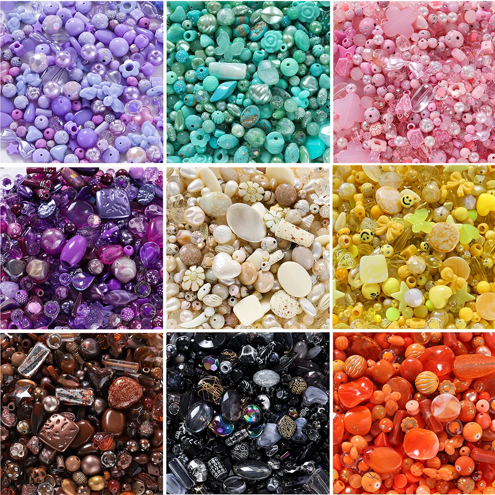 20g 2-45mm Bunte Acryl Perlglanz Gemischte Perlen ABS Lmitation Charm Lose Perlen Zähler Schmuck Machen Großhandel – Detail 4