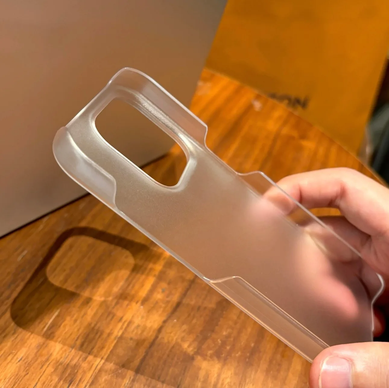 Ultra-Thin Matte Transparent Shockproof Frameless Phone Case with Heat Dissipation