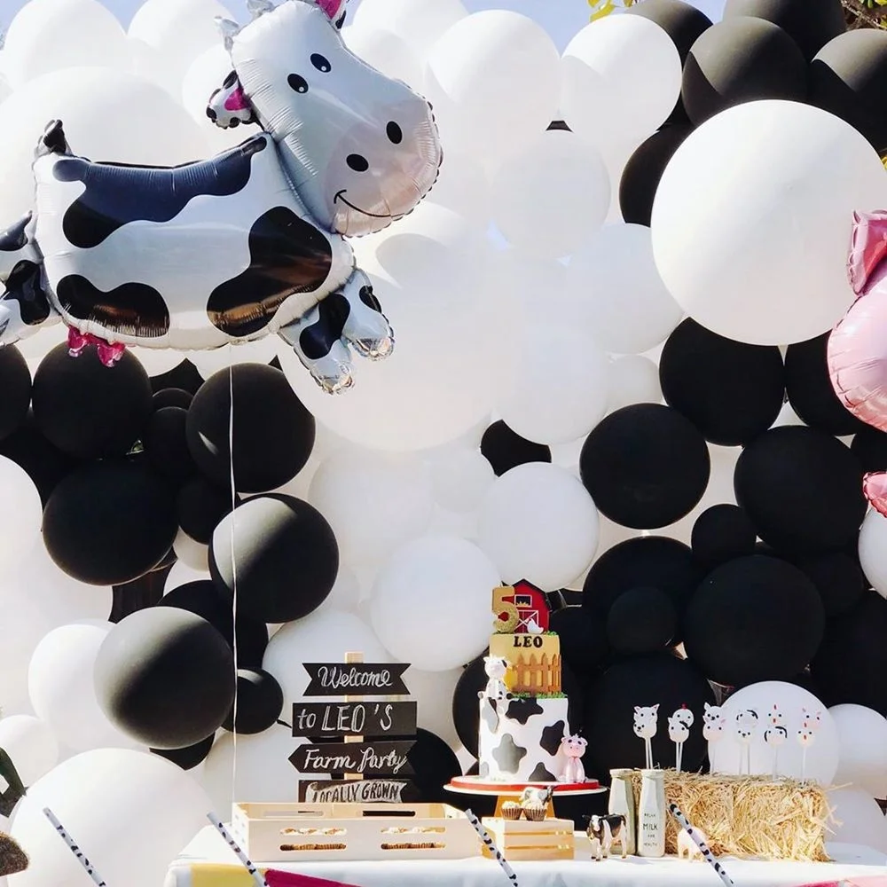 Ensemble de Ballons sur le Thème des Animaux de la Ferme, Tour de