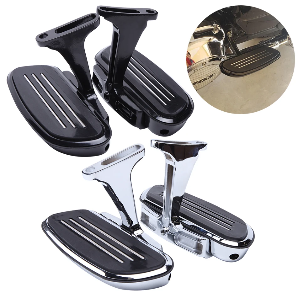 Motorcycle Passenger Footboard Foot Rest Pegs Footrest For Harley