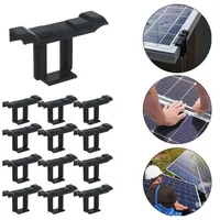 Clips de Drainage d'eau pour panneaux solaires, 30/35/40mm, 10 pièces, Modules photovoltaïques, Clips de nettoyage pour vidange d'eau, fournitures d'énergie solaire 6
