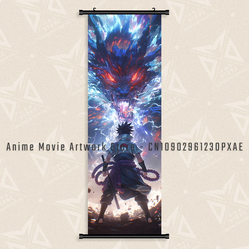 Naruto Anime Wall Art Canvas - Hatake Kakashi Home Decoration Mural