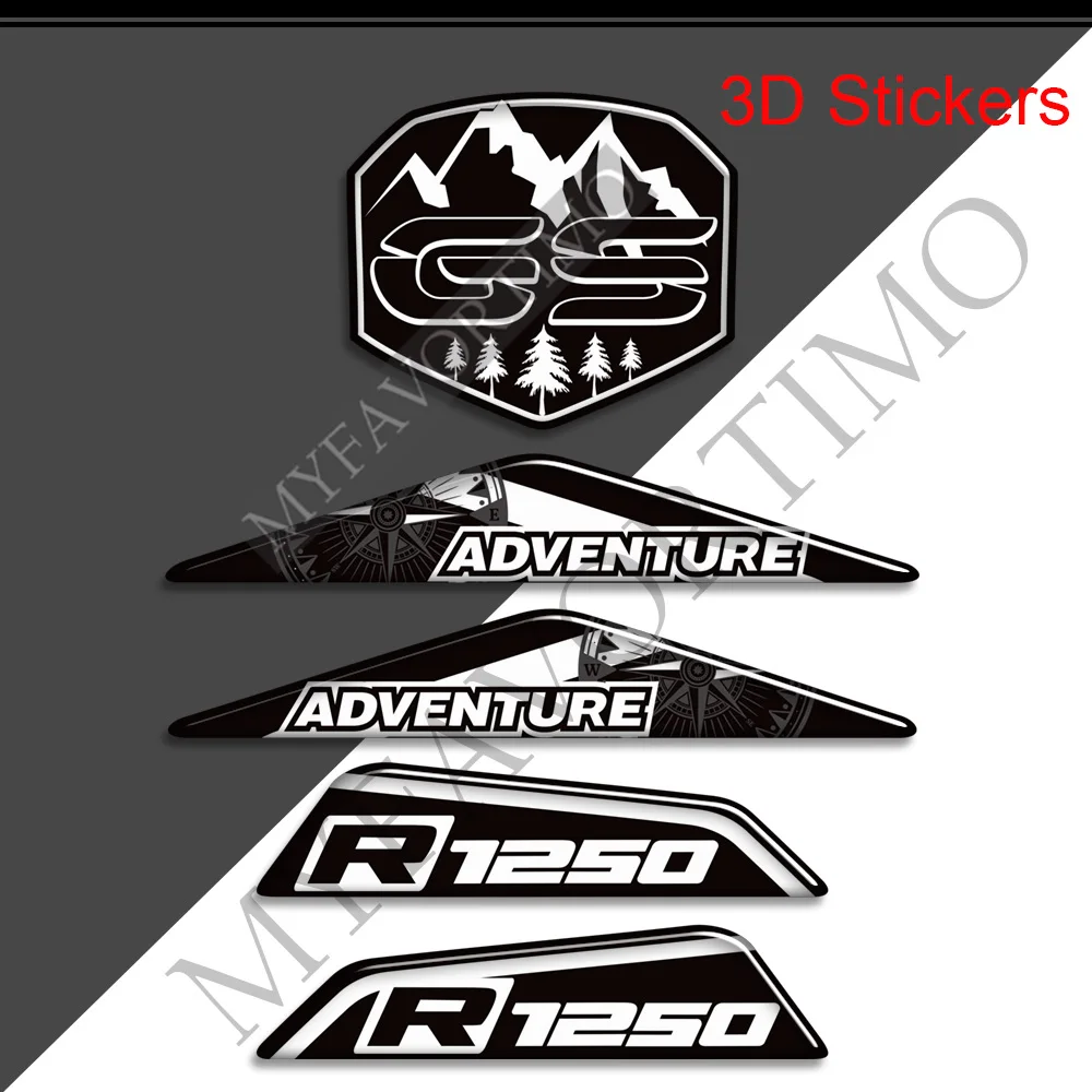 For BMW R1250GS LC ADV R 1250 GS HP Motorcycle Stickers Decal  Adventure Front Beak Fairing Extension Wheel Extender Cover