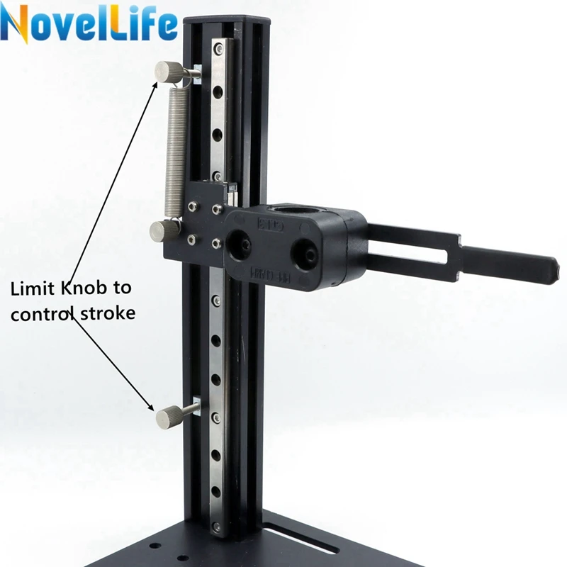 Vertical Heat Set Insert Tool Pressing Machine Hot Melt Brass Knurled Nut Embedded Insertion Soldering Iron for 3D Printed Parts