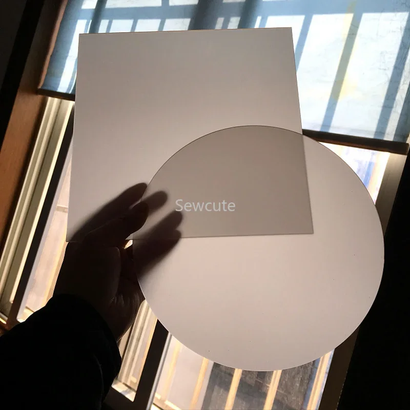 Matte Acrylic Sheet Cast Panel Transparent Plastic Plexi Glass Board for Signs DIY Display Projects Craft