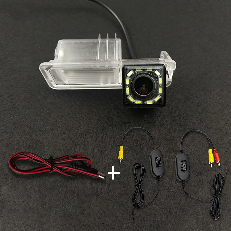 폭스바겐 폴로 V (6R) 골프 6 VI 파사트 CC 마고탄 HD 무선 자동차 CCD 후면 카메라, 어안 8 12 LED 다이나믹 나이트 비전 방수