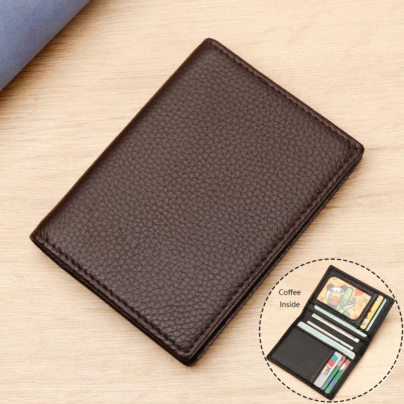 Portafoglio In Vera Pelle E Porta Carte Di Credito In Alluminio Da Uomo Birmania Con Blocco Rfid Colore Blu Emporio Titano Made In Italy - Foto 3