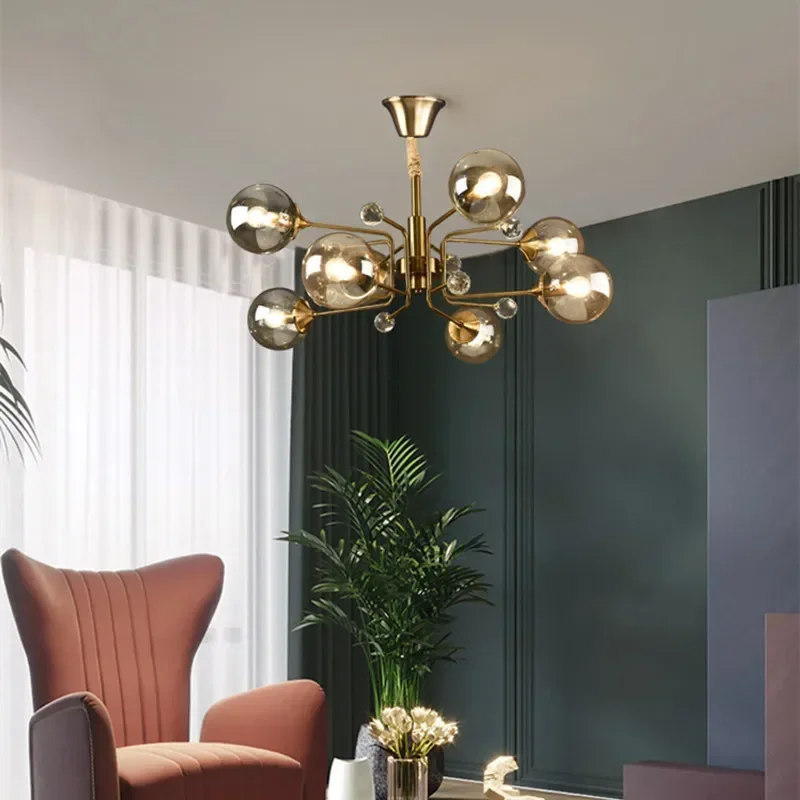 Modern Glass LED Pendant Light Fixture 2