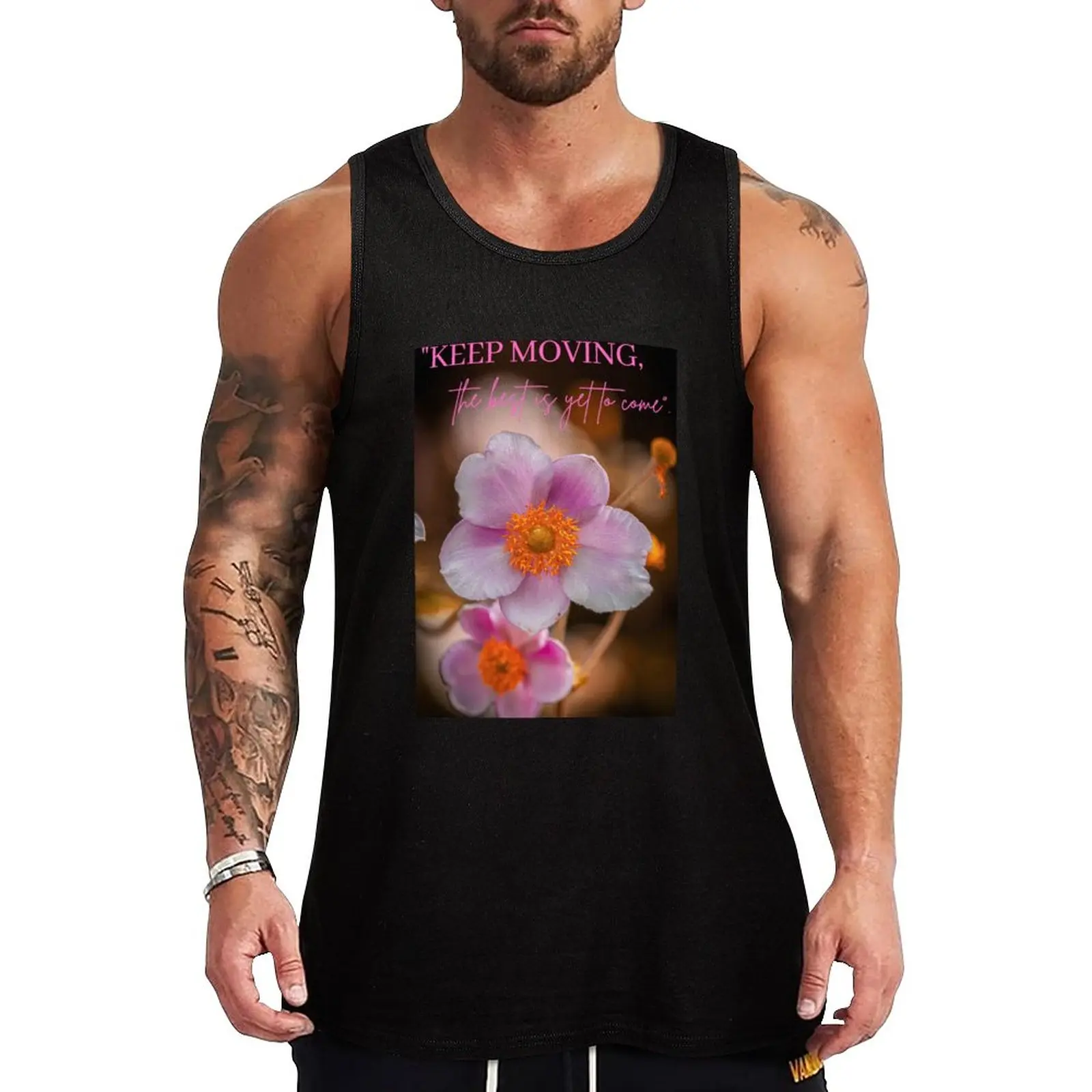 

New keep moving Tank Top Sports shirt man mens designer clothes