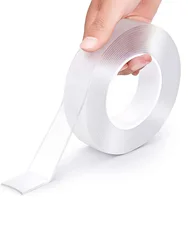 Bview Art Multi - Function Transparent Nano Tape - Thick 2mm, Wide 3cm, Long 3m, Double - Sided Adhesive (Transparent)