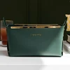 Metal Edged Leather Cosmetic Storage Boxes Creative Home Desktop Storage Ornament Solid Color Retro Exquisite Storage Basket 6