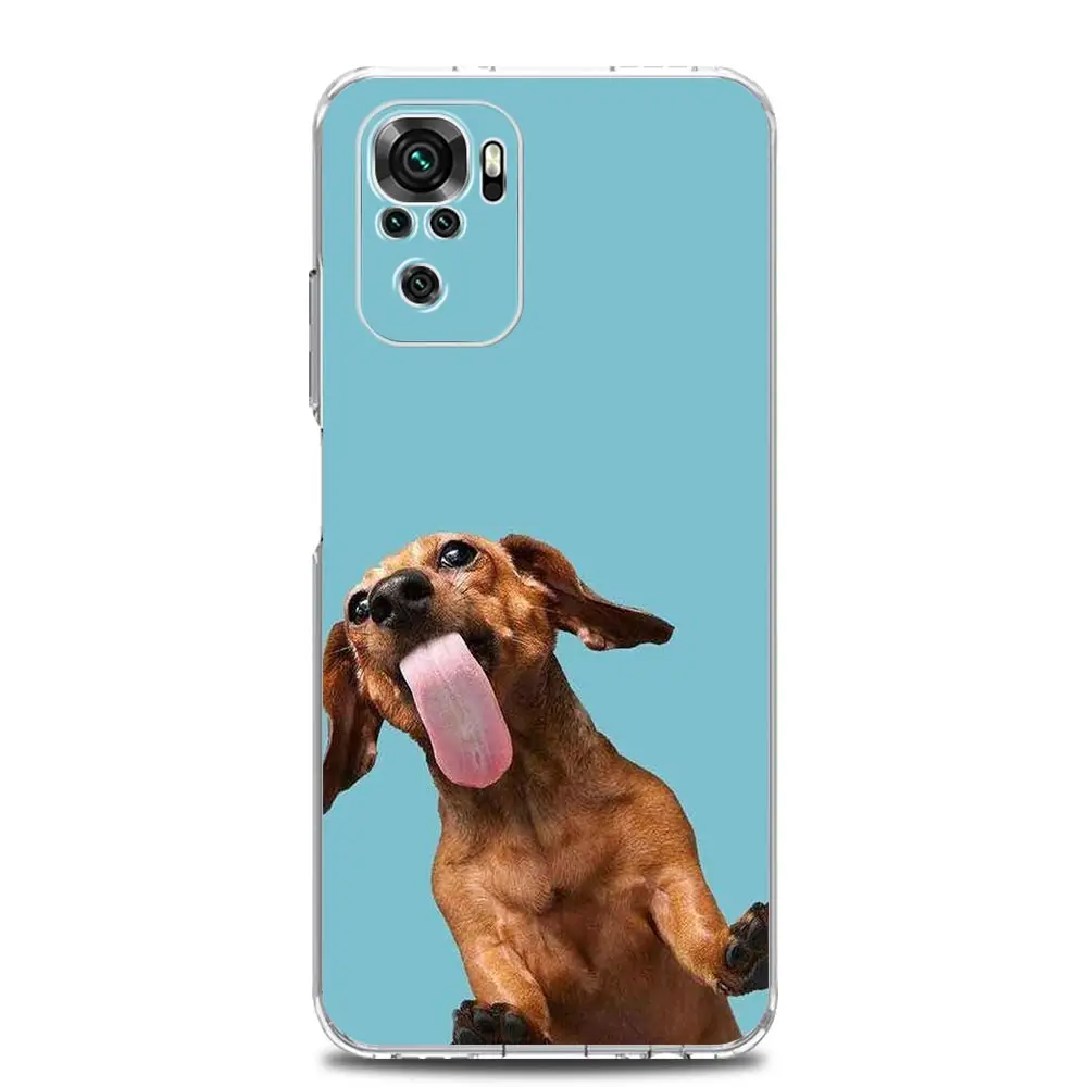 Dachshund Silhouette Dog Design Phone Case Cover