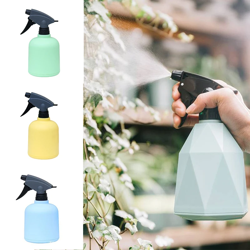 

Flower Plant Spray Bottle Hand Pressed Geometric Solid Candy Colored Small Watering Pot Gardening Tools 600ml