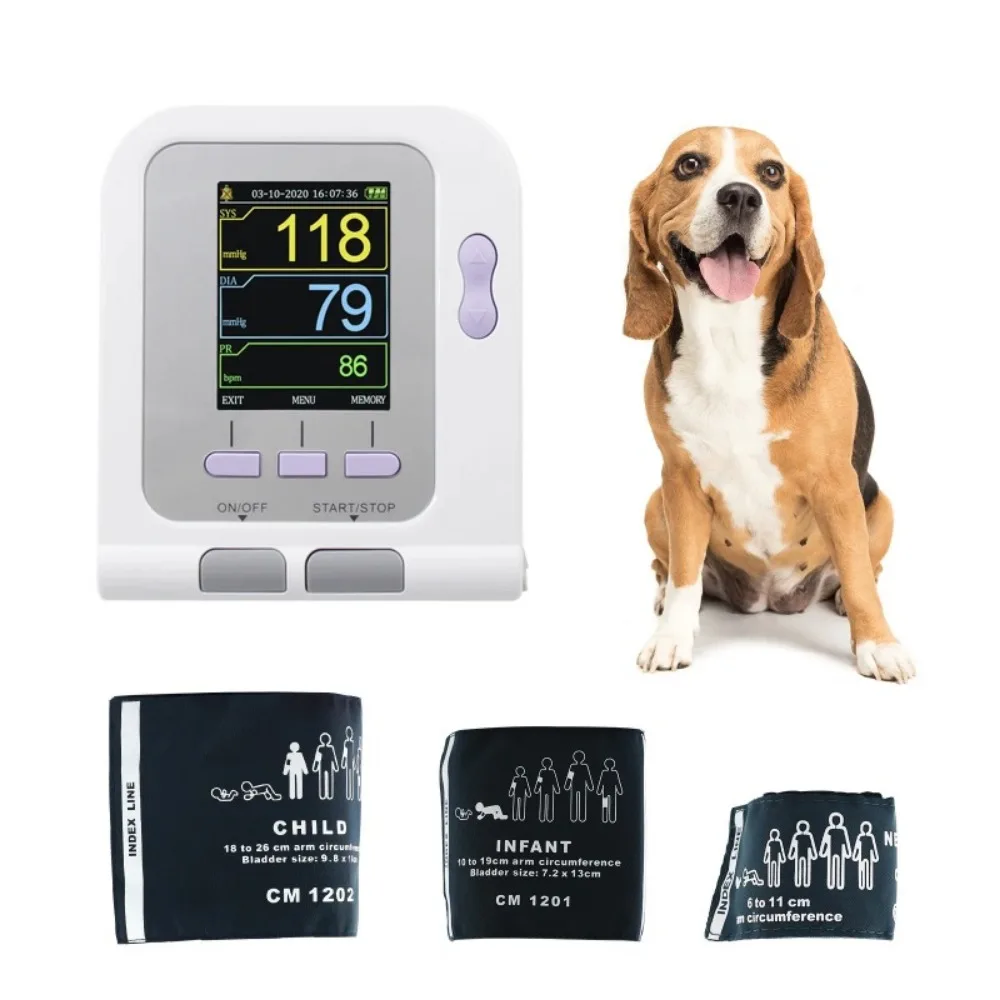 CONTEC08A-VET Veterinary Blood Pressure Monitor NIBP Machine BP Monitor Digital Animal PC Software Color Lcd