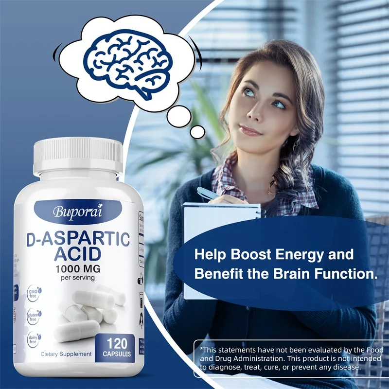 D-Aspartic Acid Energy Booster Supplement