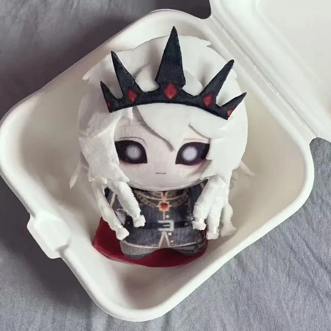 Anime Ornament Anime Identity V Ithaqua Cosplay Cute Printing Nunu Body Cotton Padding 10CM Plush Doll Pendant Backpack Keychain Plushie Gift