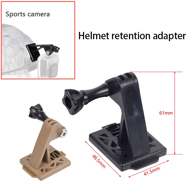 Tactical Helmet Adapter Stand Front Action Camera Fixed Install Mount for Gopro Hero Airsoft Helmet Accessories