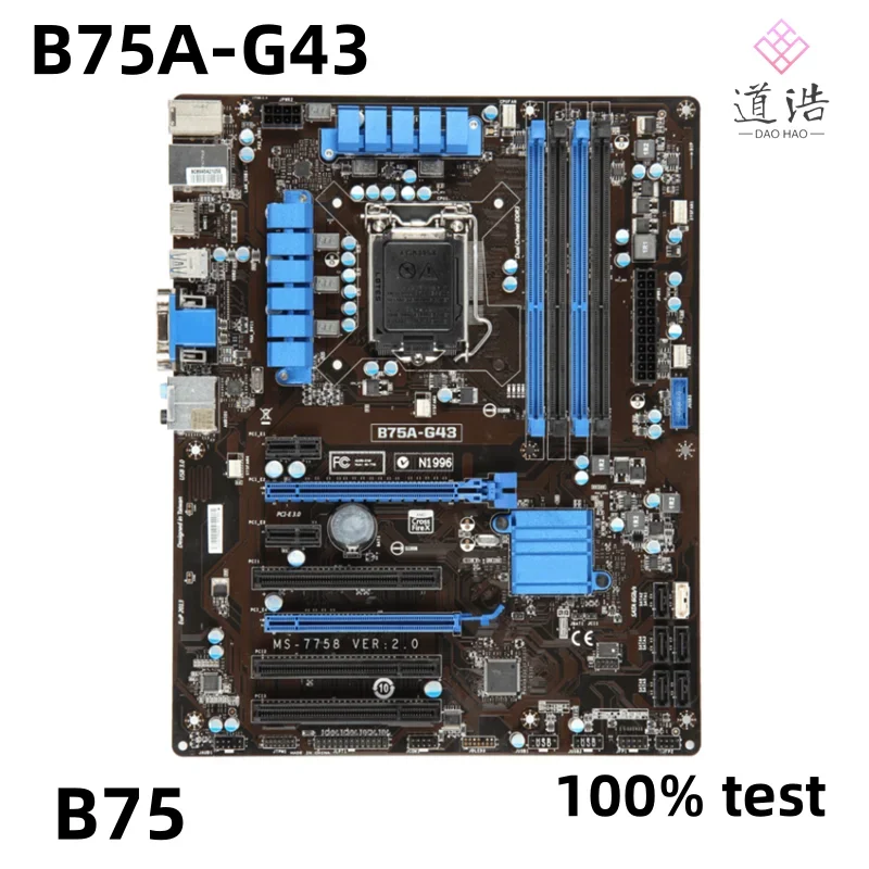 For B75A-G43 Motherboard 32GB HDMI LGA 1155 DDR3 ATX B75 Mainboard MA 3 For B75A-G43 Motherboard 32GB HDMI LGA 1155 DDR3 ATX B75 Mainboard MA