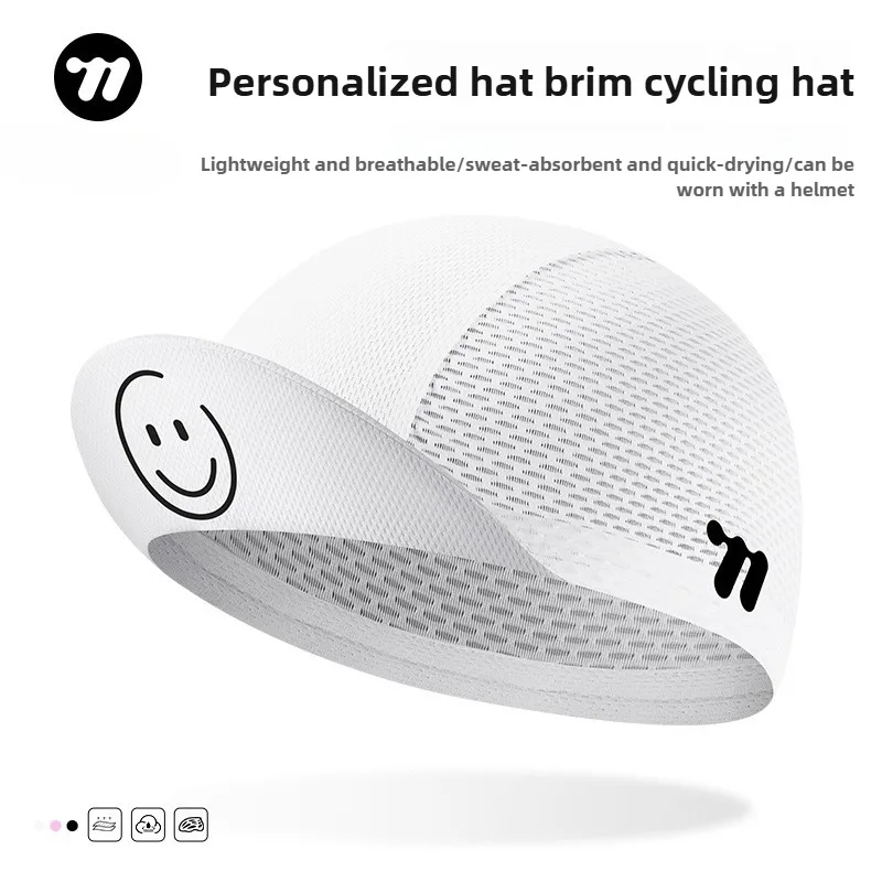Cycling Cap Flipable Brim Cute Smiling Face Print Mesh Breathable Running Hat Spring & Summer Cycling hat cycling caps cycling hat cycling hats running hat