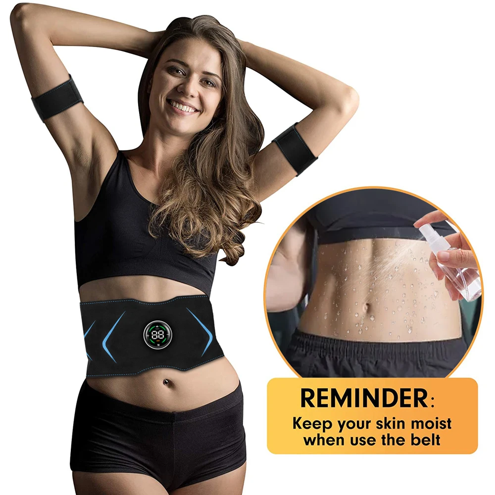 EMS Electric Abdominal Body Slimming Belt for Muscle Stimulation