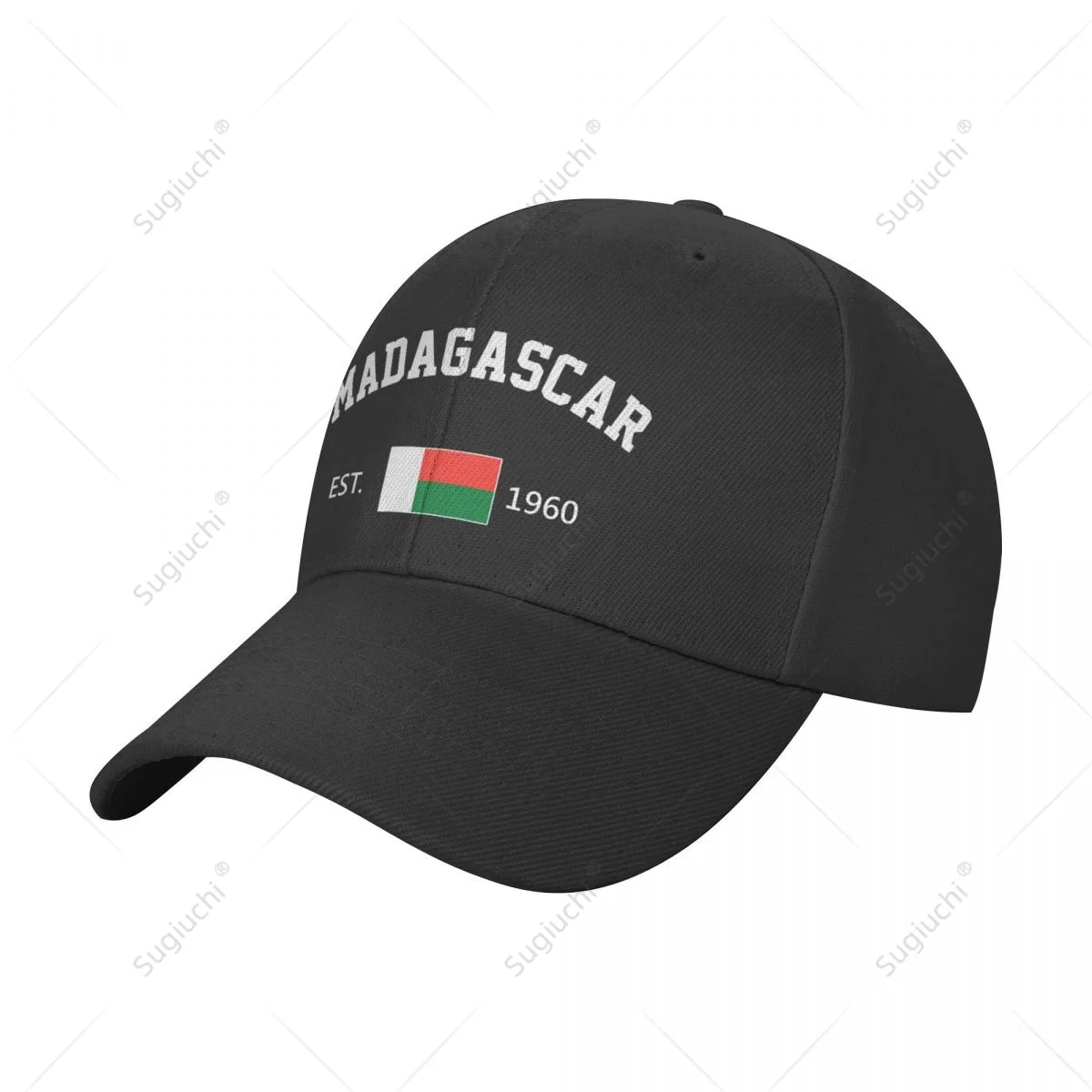 

Unisex Baseball Cap Madagascar EST.1960 Independence Day Wild Sun Shade Peaked Adjustable Outdoor Caps for Men Women