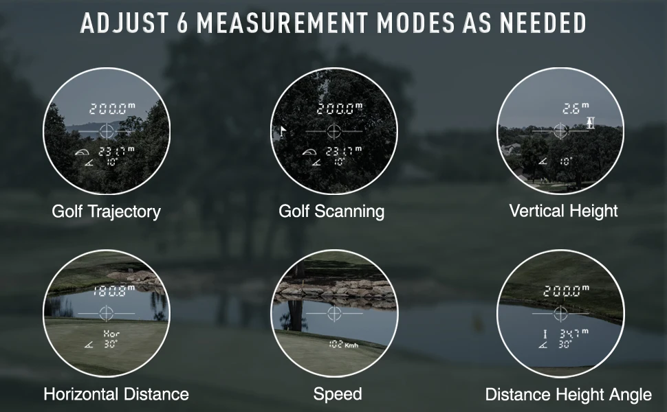 600M Laser Rangefinder Telescope for Golf Hunting Range Finder Distance Meter L