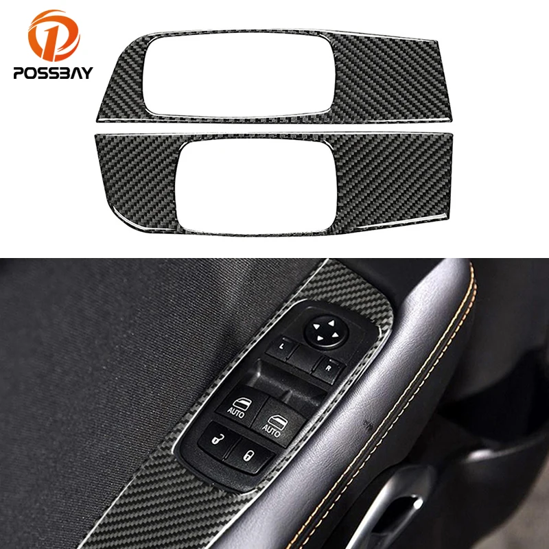 Car Interior Window Lift Panel Cover Trim Styling Mouldings for Dodge Challenger 2015 2016 2017