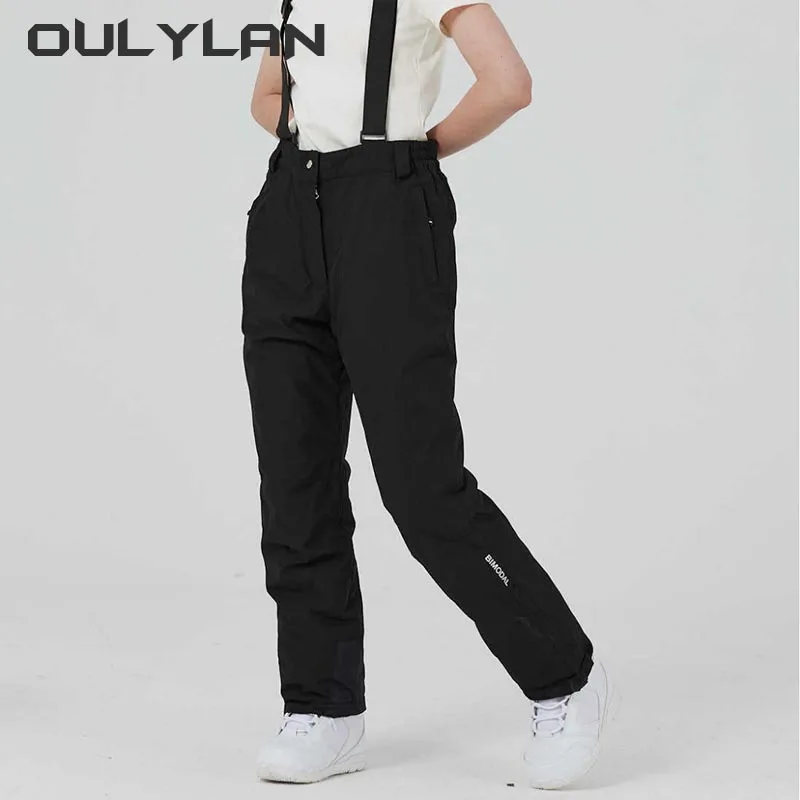 

Oulylan Winter Snowboard Pants Man Waterproof Breathable Ski Pants Outdoor Camping Hiking and Mountaineering Trousers