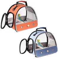 Small Pet Backpack Portable Travel Backpack Side Window Foldable Outdoor Rat Rabbit Parakeet Bird Carrier Bag 1