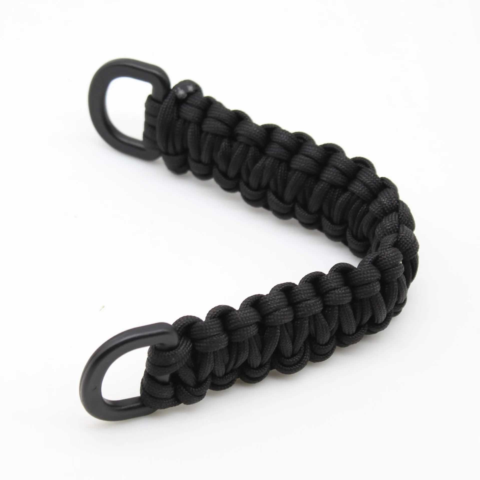 Accessorio per maniglia per borsa intrecciata in corda per custodie e zaini da esterno, corda da trasporto anti-soffocamento, paracord staccabile a 7 nuclei - immagine 5