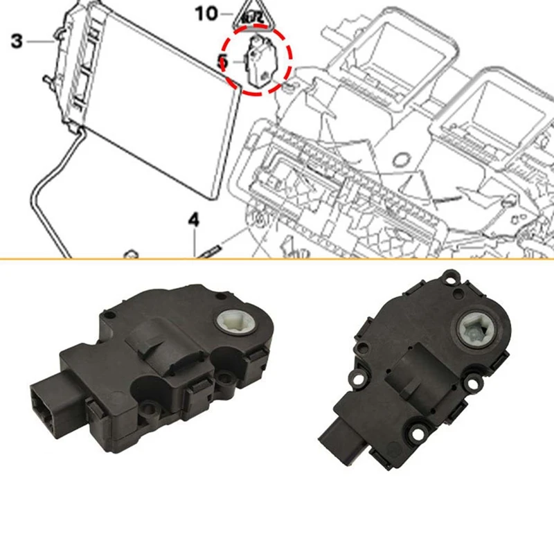 Car A/C Blend Door Actuator Air Conditioning Servo Motor 7T4Z19E616D For Edge 2007 2015 87695333