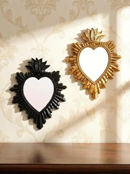 Gold & Black Sacred Heart Wall Ornament 1
