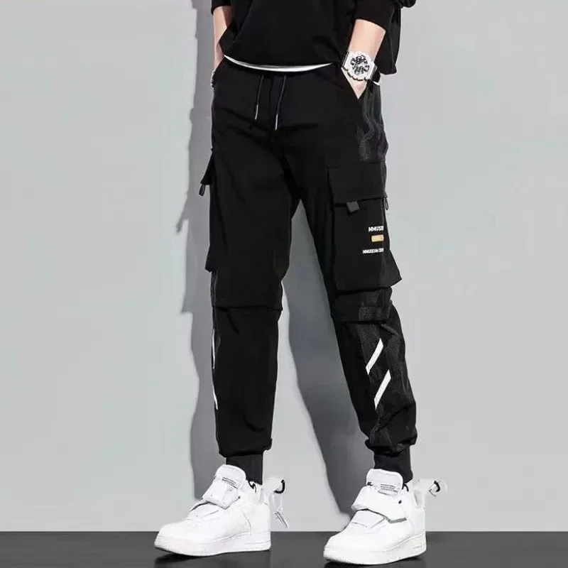 Pink Original Man Shell Buckle Joggers Trousers Man Joggers White