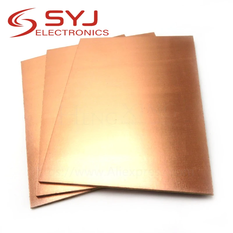 FR4 PCB 7x10cm 7x10 단면 구리 클래드 플레이트, DIY PCB 키트, 라미네이트 회로 기판 재고, 5 개/로트
