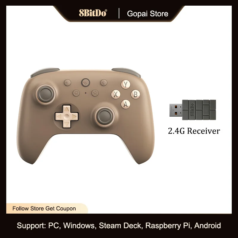 8BitDo New Ultimate 2C Wireless Gaming Controller for PC, Windows 10, 11, Steam