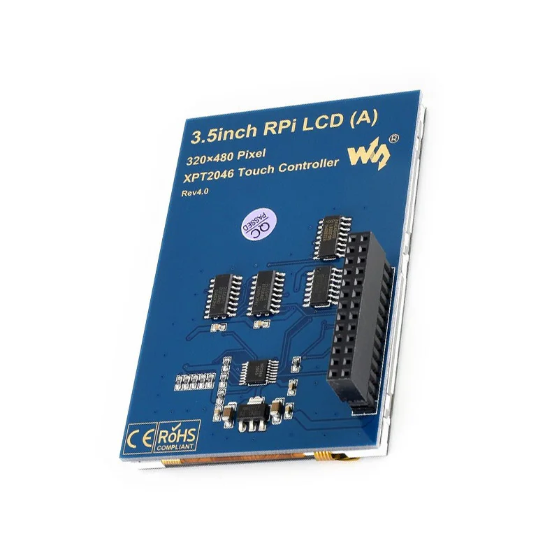 라즈베리 파이 3.5 인치 LCD 디스플레이 화면 저항 터치 스크린, 480 × 320 SPI 드라이버 인터페이스