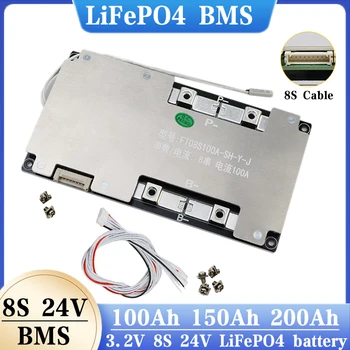 3.2V 100A 150A 200A LiFePo4 Batterie Smart Active BMS Balance 3.2V 4S 8S 105Ah 280Ah 320Ah 340Ah 360ah LiFePo4 batteria intelligente BMS