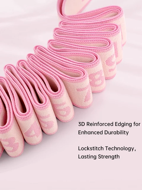 Kids Dance Stretch Band, 8/10/12-Segment Ballet Practice Elastic Band for Children, Latin Jazz Stretching Resistance Training 5