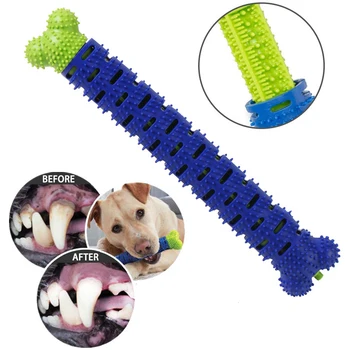 Puppy Brush Dog Toothbrush Chew Toy Molar Stick Cleaning Massager Pet Teeth Cleaning Toys Dog Toys for Small Large Dogs Supplies 1
