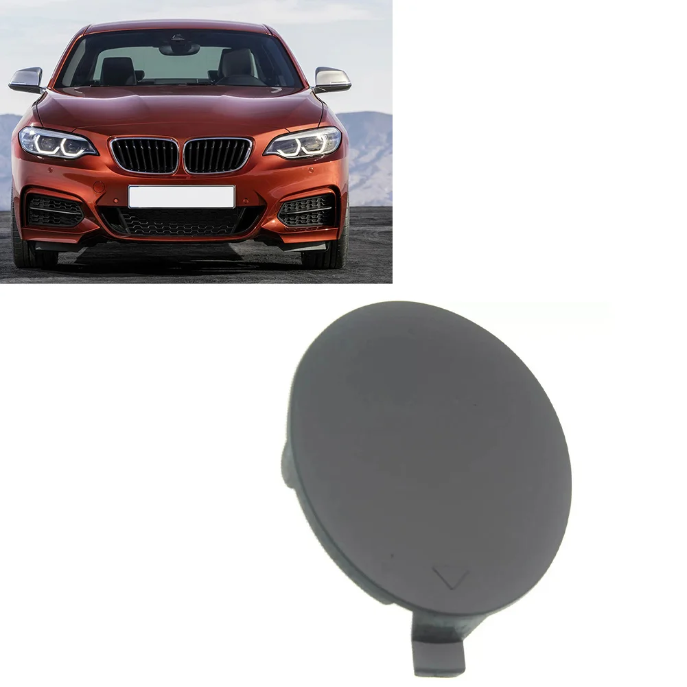 BMW 2 시리즈 230i 228i M240i M235i용 무도색 프론트 범퍼 견인 고리 커버 OEM 부품 번호 51118058061