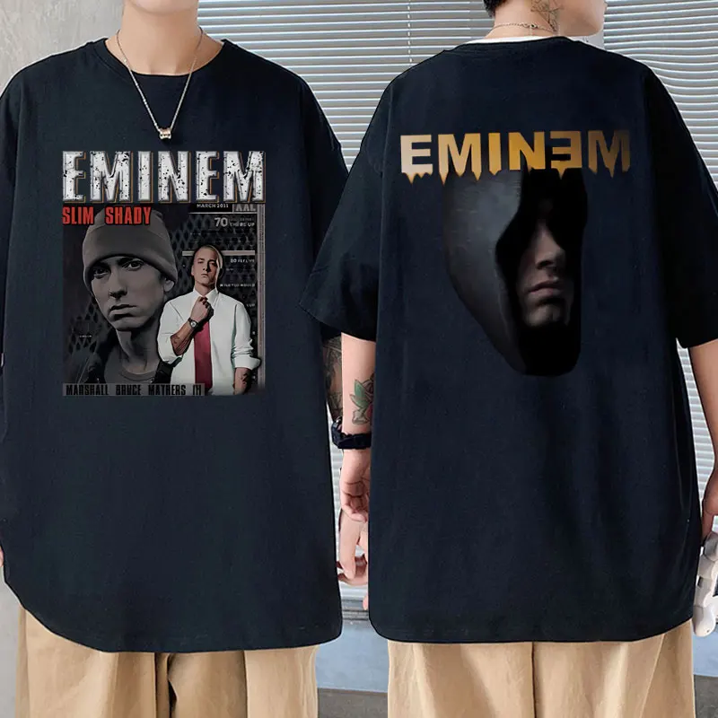 

Rapper Eminem Graphic Tshirt Men Women Hip Hop Casual Harajuku T-shirts Oversized Men's Tops Tees Male Fashion Vintage T Shirt