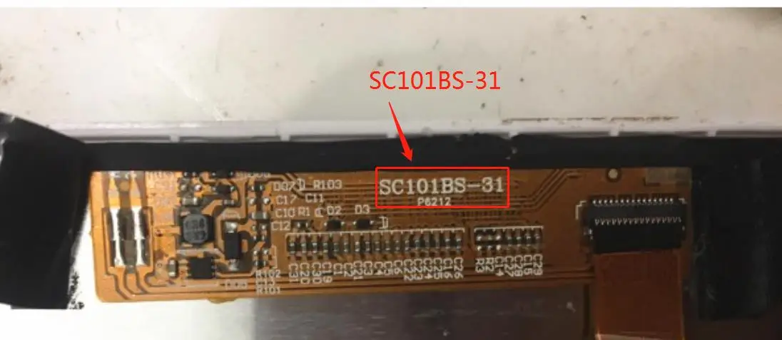 Matriz de Exibição de Tela Lcd 31 Pinos 10.1 Polegadas para Flash Armor Pro Peças para Tablet Painéis e LCDs p/ tablet - Imagem 2