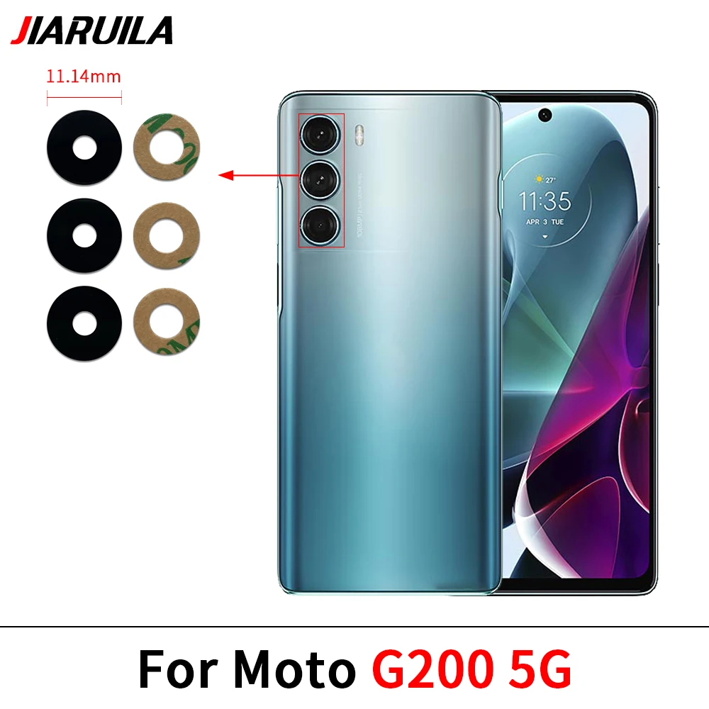 Premium Back Rear Camera Glass Lens with Adhesive for Easy Replacement and Repair
