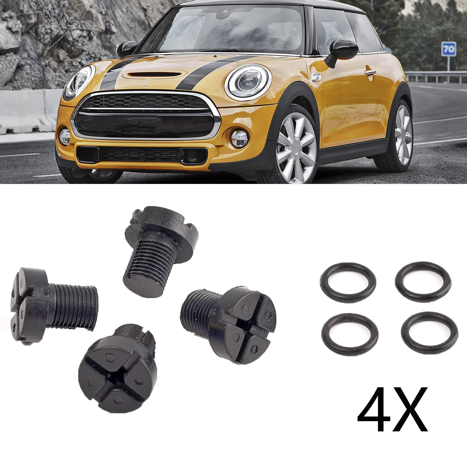 Tubo Del Radiatore Spurgo Tappo Della Vite Di Sfiato Liquido Di Raffreddamento Di Sfiato Plastica Nera Per Mini Cooper Cooper Countryman Cooper Pacema