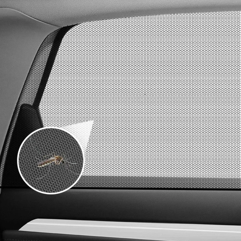 4pcs/1set Japanese Car Window Screen Door Covers SUV Universal Side Car Sun Window Shades for Baby Mesh Sleeve Car Mosquito Net
