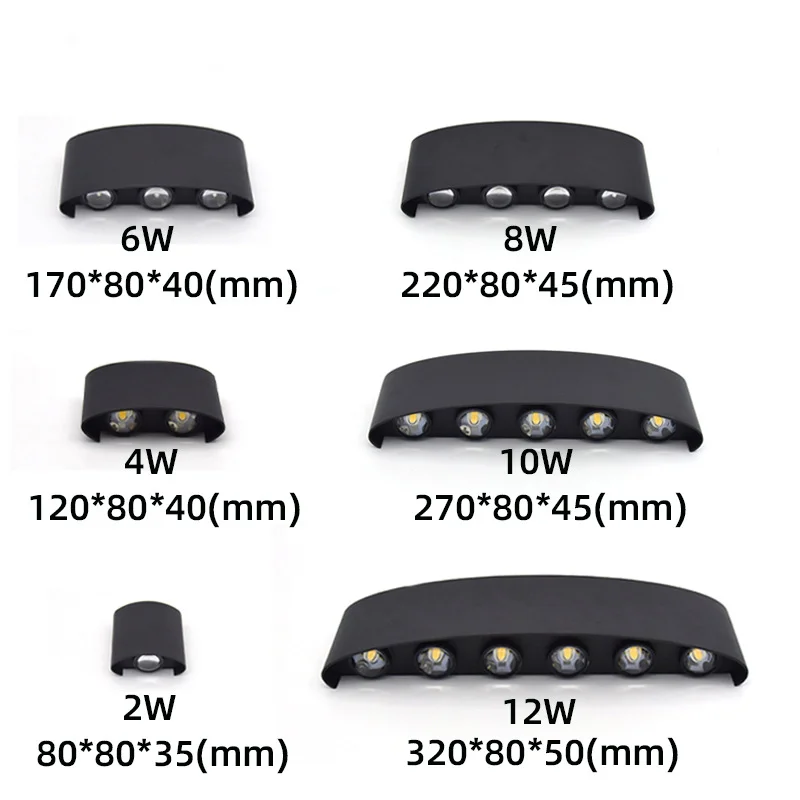 LED Outdoor Waterproof Wall Lamp Spotlight Modern Minimalist Courtyard Villa Hotel Corridor Balcony Indoor And Outdoor Wall Lamp