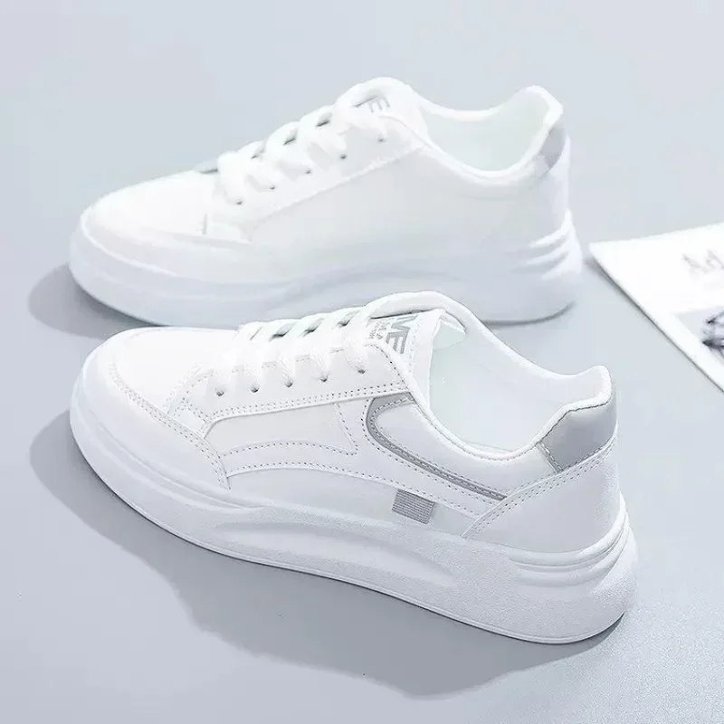 Fashion Women Shoes Summer Thick Sole White Sneaker Breathable Platform Tennis Women Running Shoes Female Casual Sneaker Zapatos