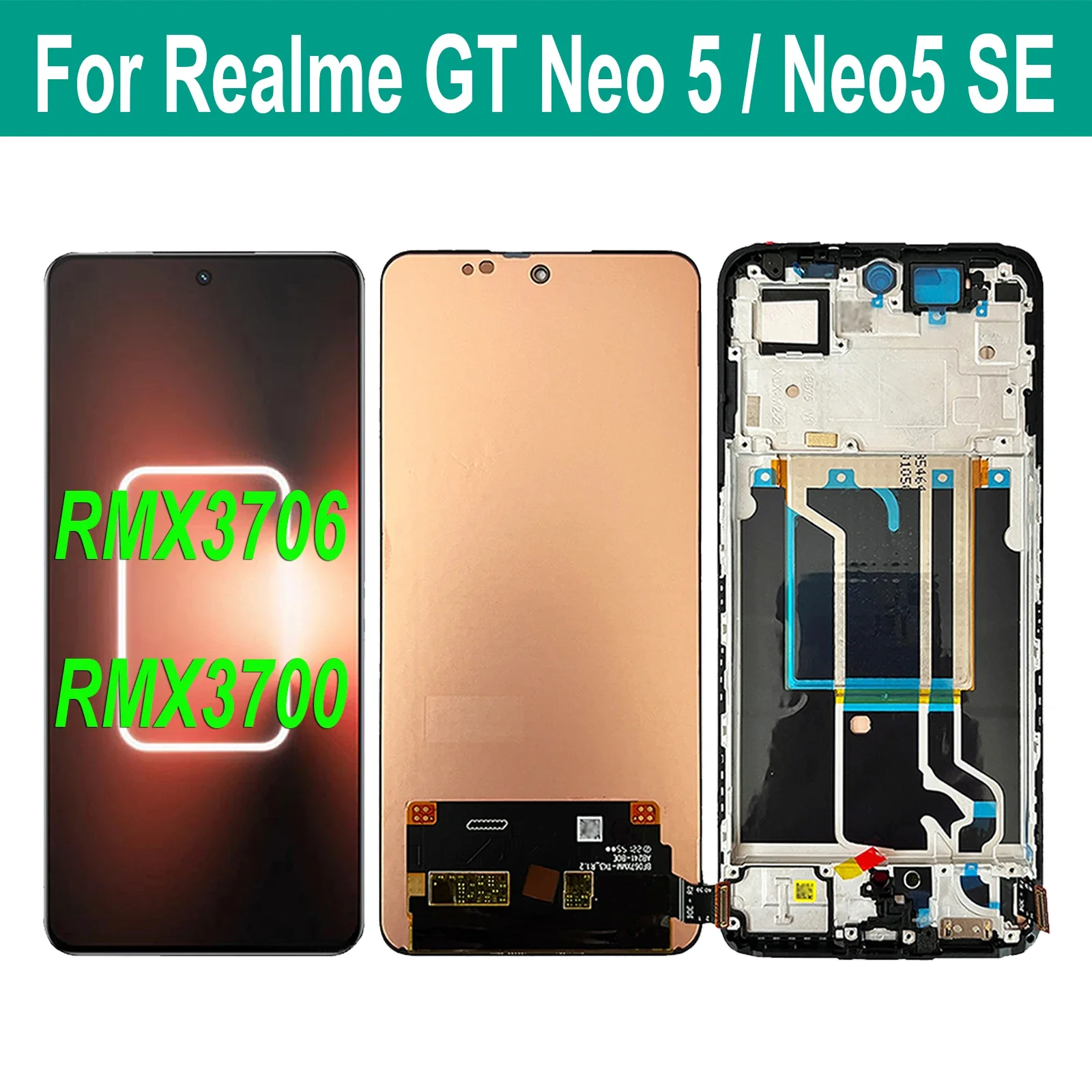 

ЖК-дисплей AMOLED для Realme GT Neo 5 Neo5 SE RMX3700 RMX3706