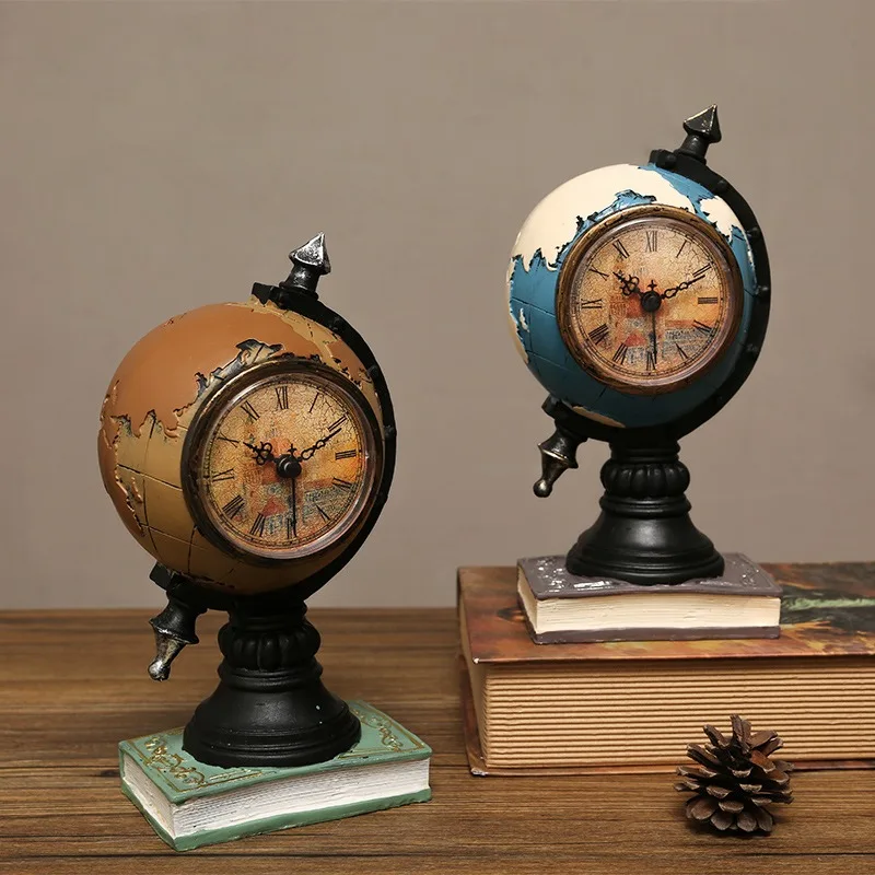 

Home Accessories Decorative Figurines Creative Spherical Ornaments Home Living Roomdesktop Home Decorations Clock Furnishings