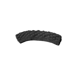 Braided Cloth Headband Headphone Cover Replacement - Universal Earphone Case (Black)